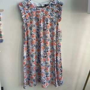 NWT Leslie Fay Floral Midi Dress - Size 8